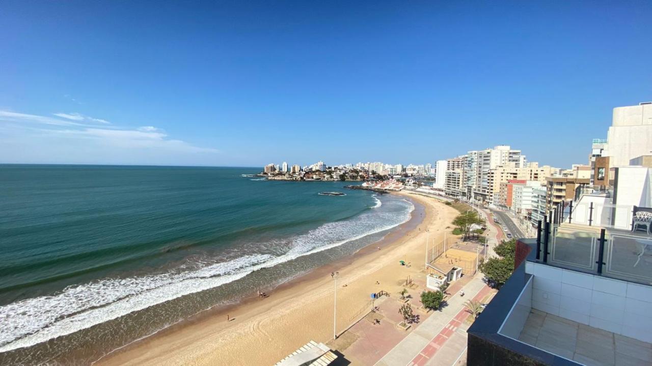 Апартаменты Vista Panoramica Para O Mar Da Praia Do Morro Гуарапари Экстерьер фото