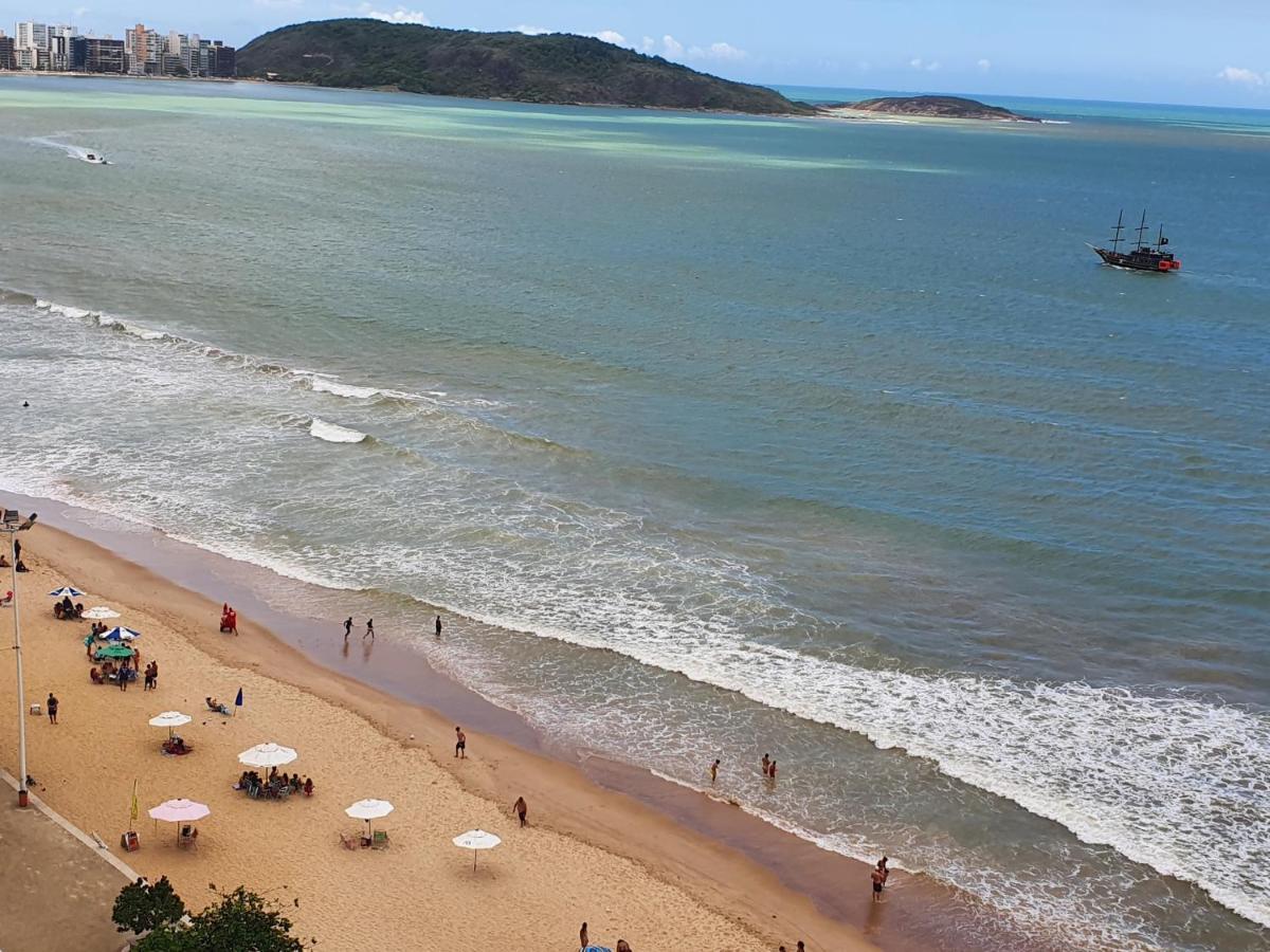 Апартаменты Vista Panoramica Para O Mar Da Praia Do Morro Гуарапари Экстерьер фото